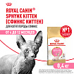 Royal Canin Sphynx Kitten Корм сухой сбалансированный для котят породы Сфинкс до 12 месяцев, 0,4 кг